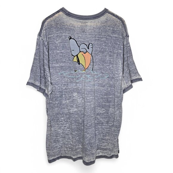 American Eagle Peanuts Snoopy Super Soft Beach Coverup Shirt Women's Dogs XXL - Picture 1 of 6